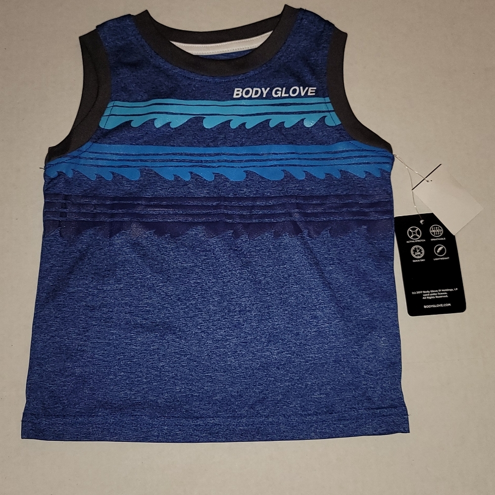 Toddlers Body Glove T-Shirt size 2T tank top muscle shirt new tags